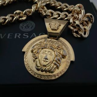 Versace Extra Large Melusa Charm Extra Thick Necklace Chain