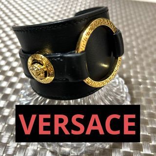 VERSACE leather bracelet