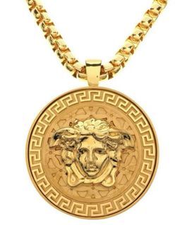 VERSACE Medusa medallion necklace