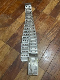 Vintage Flying Bear stainless steel metal belt