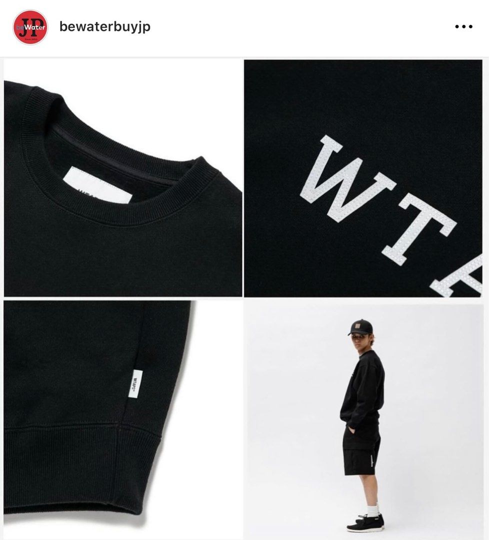 WTAPS 24SS 衛衣ACADEMY SWEATER ACADEMY HOODY, 男裝, 上身及 WTAPS 24SS 衛衣ACADEMY SWEATER ACADEMY HOODY, 男裝, 上身及