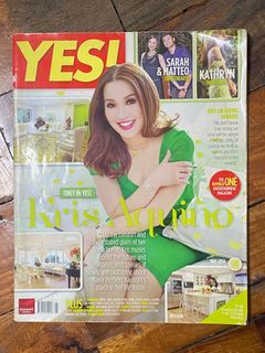 YES! Magazine Vintage - The Number One Entertainment Magazine - Kris Aquino Sarah Geronimo -Preloved
