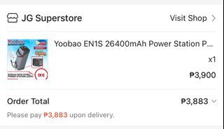 Yoobao powerbank rarely used