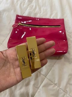 YSL Lipstick set with pouch