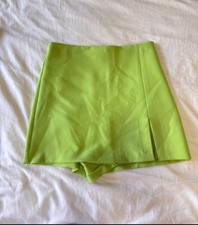 Zara Lime Green Skort