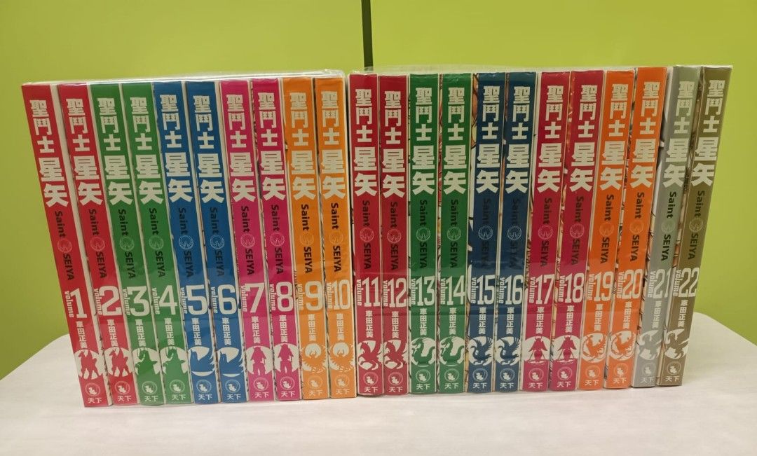 聖鬥士星矢完全版1-22完全套車田正美日漫, 興趣及遊戲, 書本& 文具 