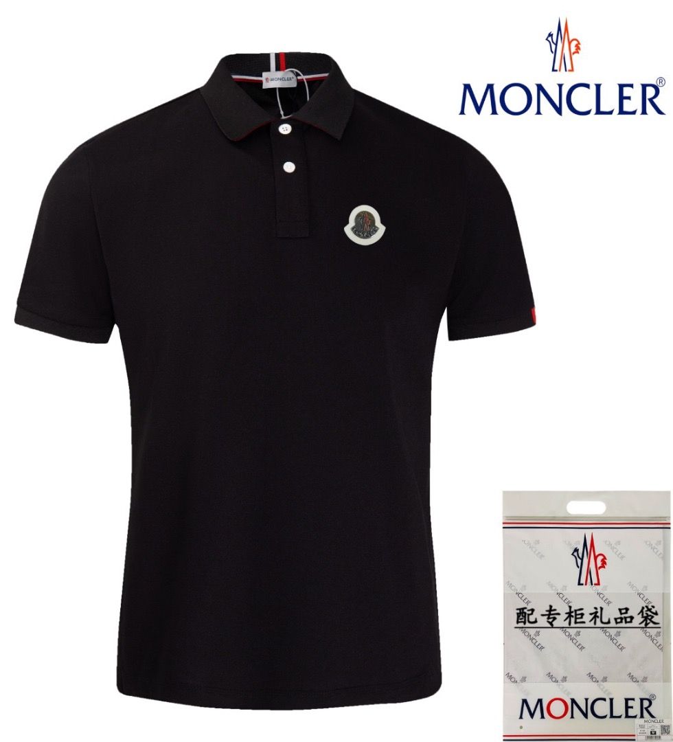 Moncler polo big logo best sale