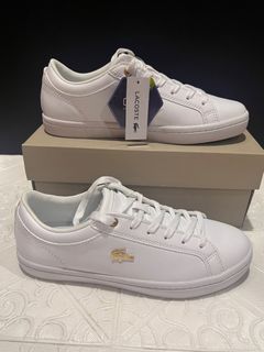 💯 Original Lacoste White Shoes Women 6