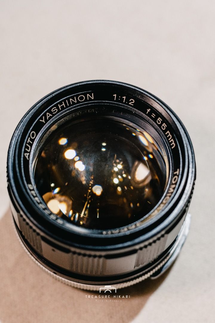 罕有Yashinon 55mm M42最大光圈鏡頭, 攝影器材, 鏡頭及裝備