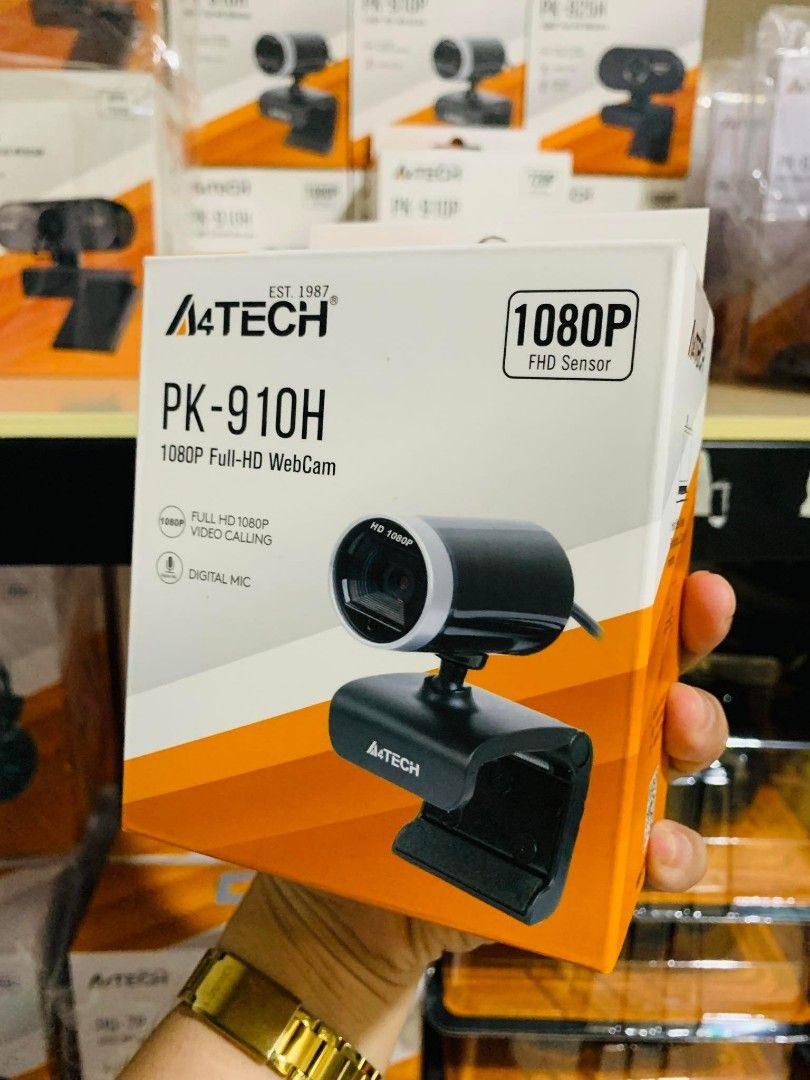 A4Tech PK-910H 1080P Full HD Webcam with Mic, Computers & Tech, Parts ...