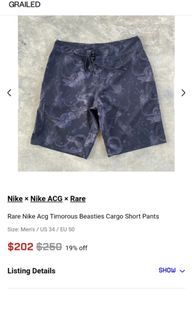ACG Nike Cargo Shorts (Rare)