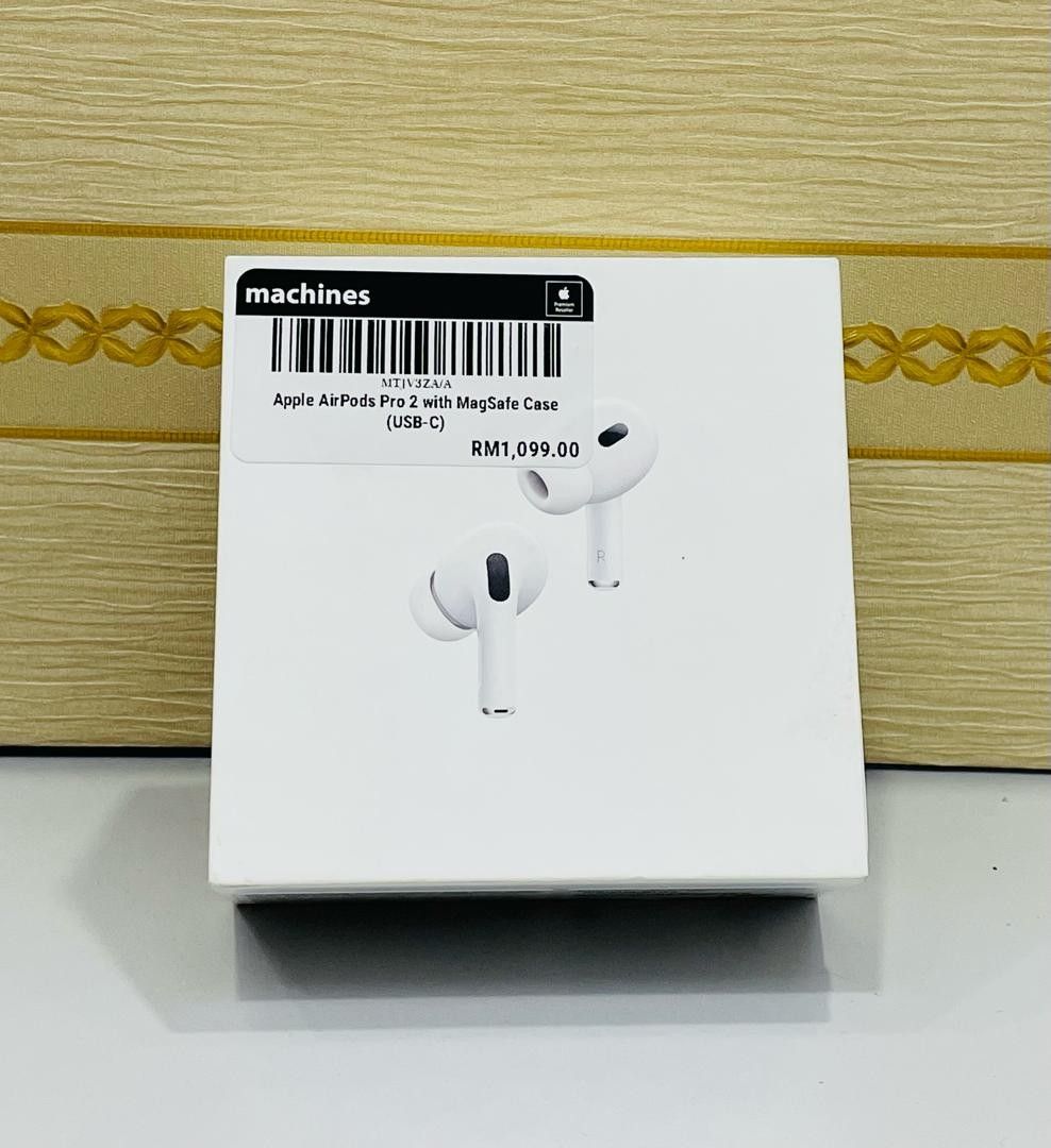 Airpodes Pro 2nd Gen With MagSafe Charging Case (USB-C), Audio ...