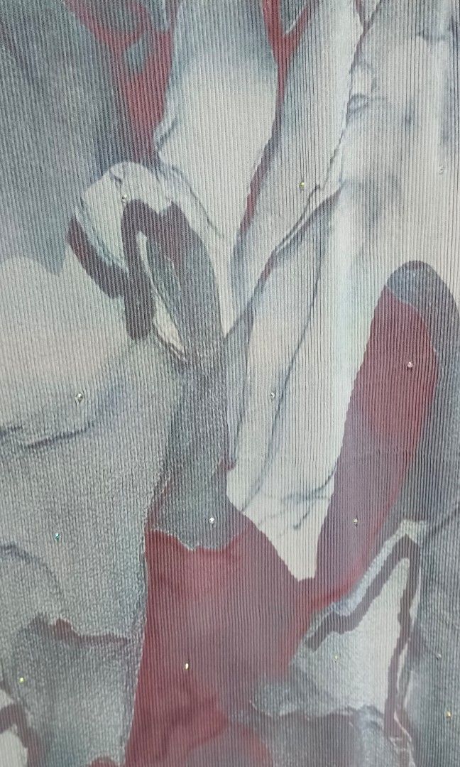 aisyah premium pleated shawl