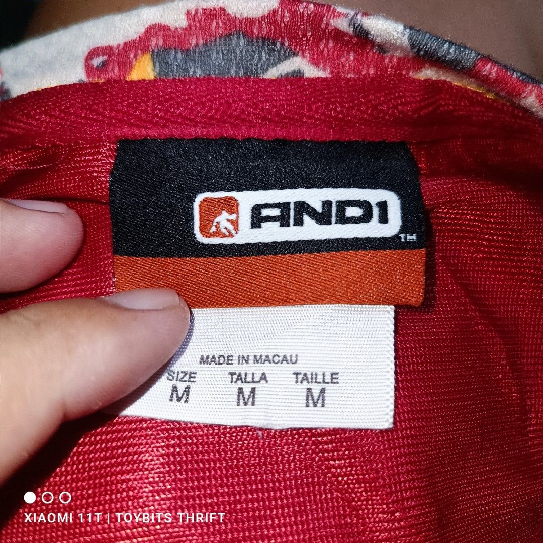 And1 Mixtape Tour Jersey 2004 (Hot Sauce), Men's Fashion