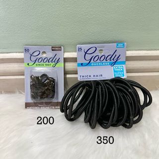 [Authentic] Goody Hair Elastics Thin & Thick