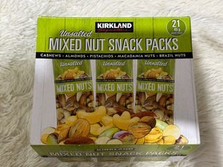 AUTHENTIC KIRKLAND Unsalted Mixed Nuts Snack Packs