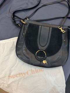 Authentic See By Chloe leather shoulder and crossbody bag