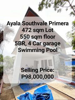 Ayala Southvale Primera House for Sale Brand New with Pool