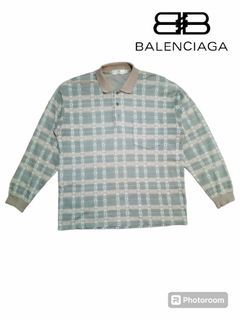 Balenciaga Vintage Polo Shirt Long Sleeves