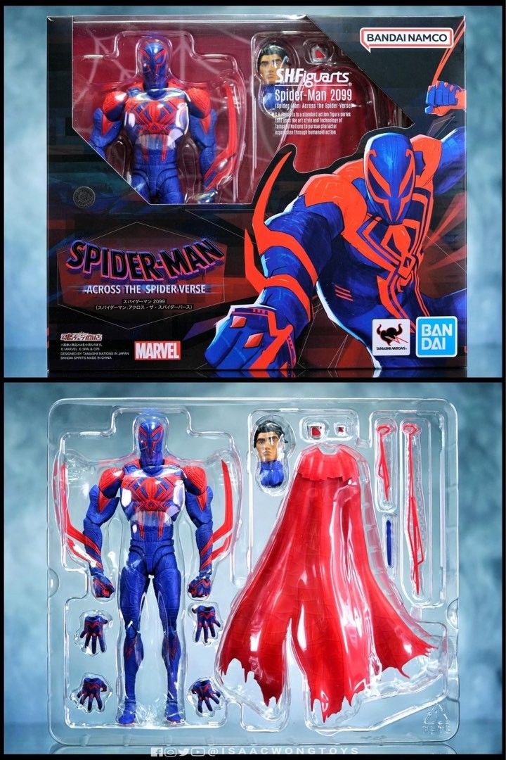 Bandai SH Figuarts SpiderMan 2099 1/12 Scale Figure, Hobbies & Toys, Toys & Games on Carousell