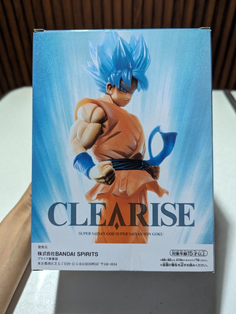 DRAGON BALL SUPER Figurine Clearise Son Goku SSJ Blue Banpresto
