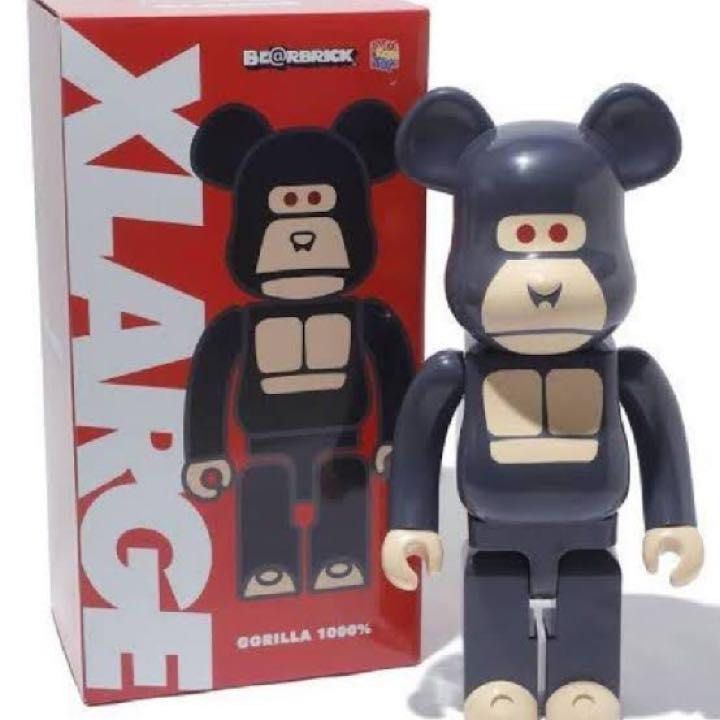 Bearbrick XLarge little friend black 1000% brand new with box 
