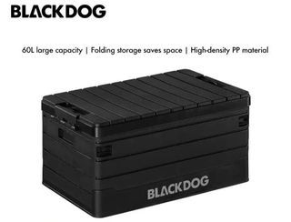 Black dog folding storage box