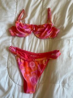 BLACKBOUGH Swim Underwire Ruched Bikini (Size S)