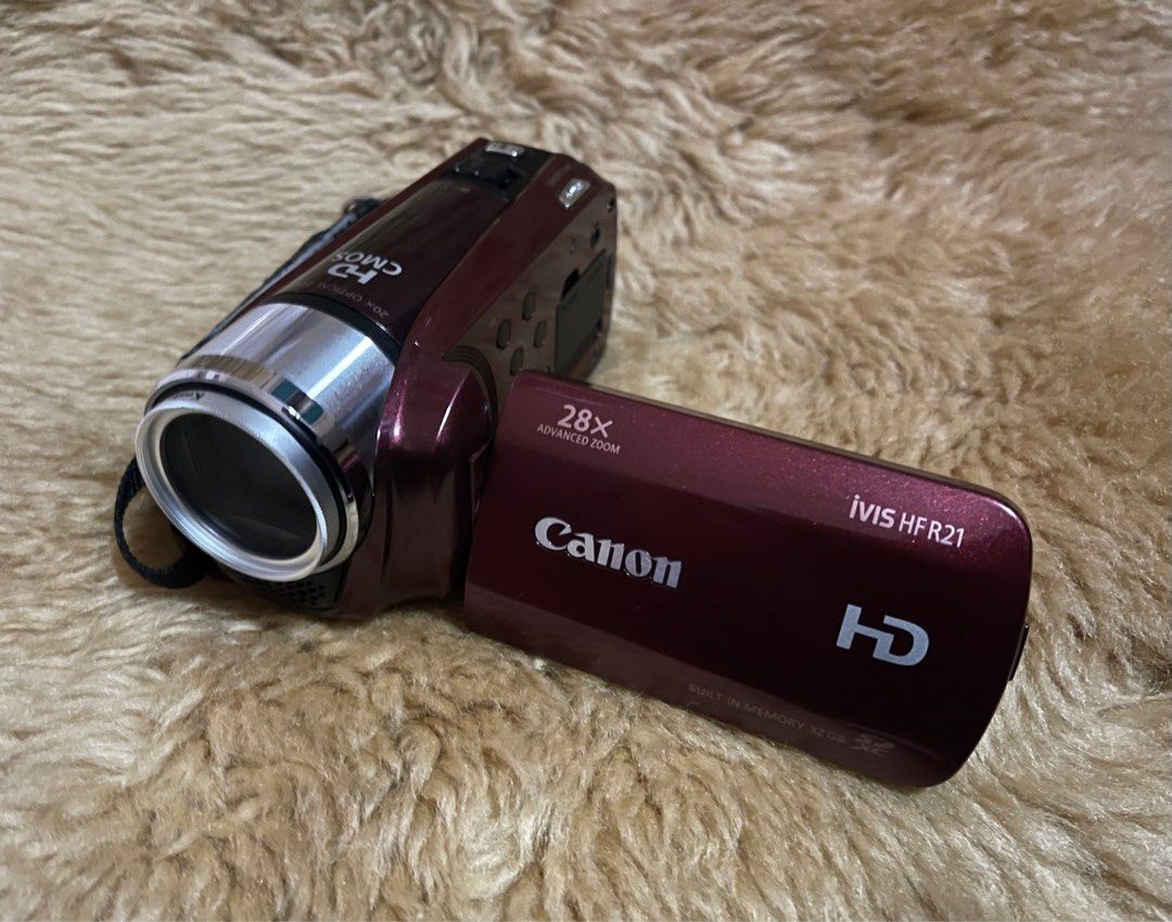 CANON HF-R21 ビデオカメラ ジャンク 柔らかな質感の - ビデオカメラ