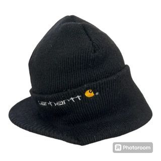 Carhartt knit beanie hat visor embroidered logo