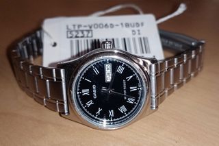Casio Analog Silver Watch LTP-V006D-1B