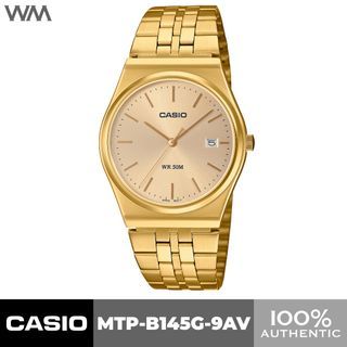 Casio Classic Minimalist Gold Watch MTP-B145G-9AV