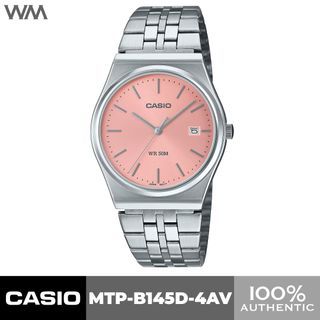 Casio Pink Dial Minimalist Watch MTP-B145D-4AV