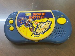 Casio Super Space Battle CG-820L Rare Handheld Video Game LCD & Watch - USED AND WORKING CONDITION