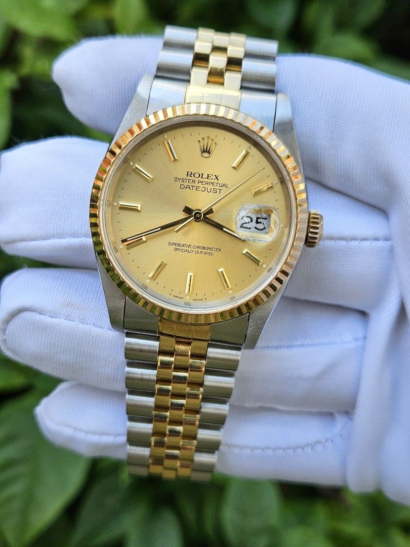 rolex two tone 36mm
