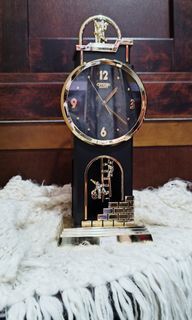 Citizen Pendulum Clock (Black & Gold)