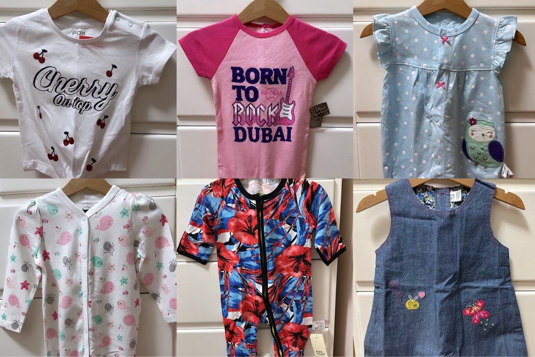 CLEARANCE GARAGE SALE All Brand New Babygirl Clothes Dress Rompers Babies Kids Babies Kids Fashion on Carousell