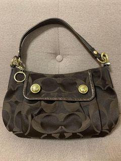 Coach Baguette Bag / Kili kili bag (Dark Brown Monogram)