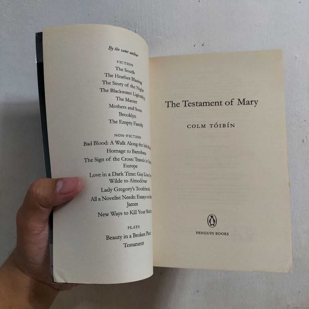 Colm Toibin Bundle (The Magician & The Testament of Mary), Hobbies ...