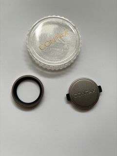 Contax tvs lens cap and filter