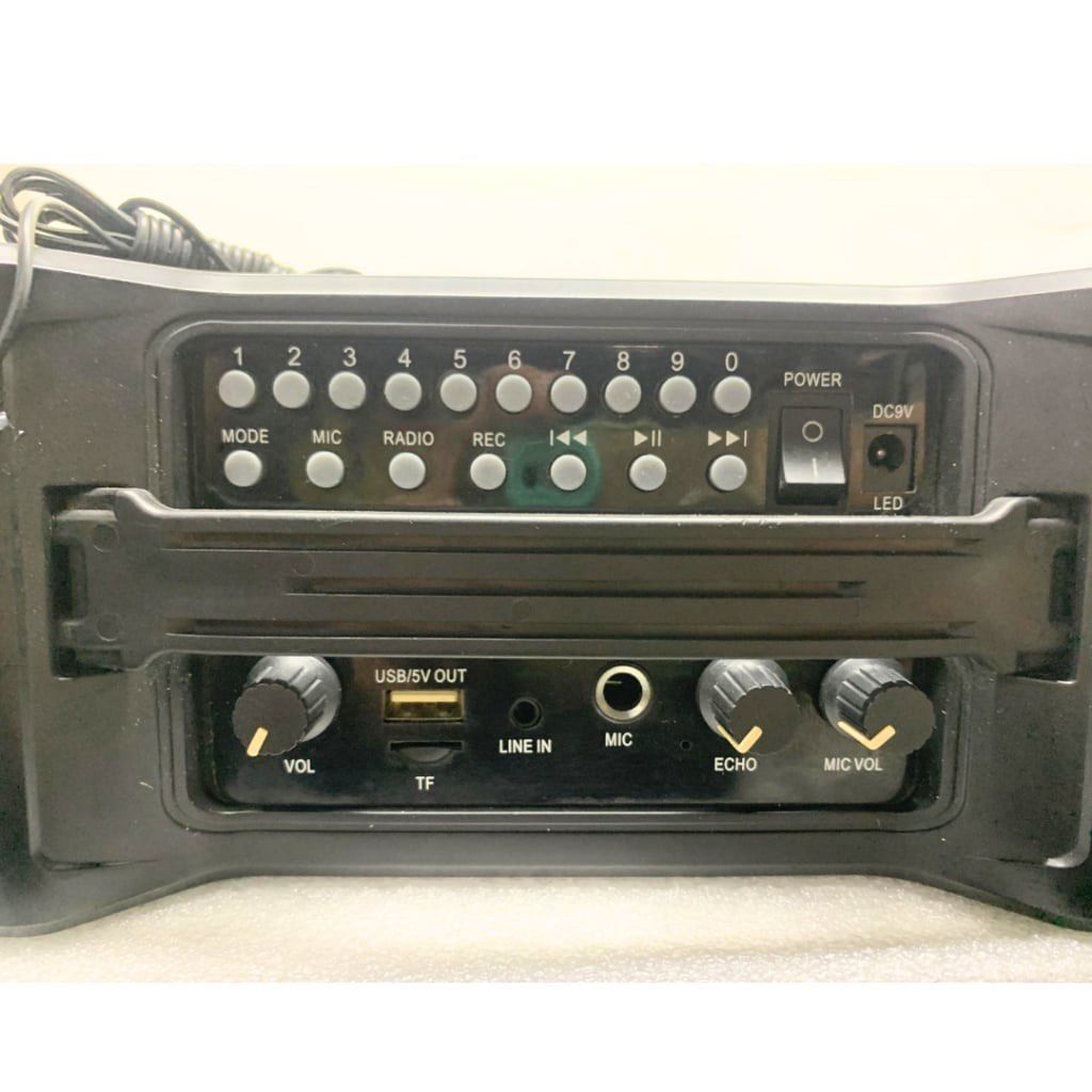 DBStudio Portable Wirelesss Microphone Public Address Speaker with Fm/Bluetooth/AUX (Category: Portable Audio Accessories) located in Pasay City. Submitted by ayinong168 (Listing ID 1298539644, Image 2). Description: Description Portable wireless microphone with FM, Bluetooth, and AUX functionality Ideal for public address applications, allowing for easy setup and use in various settings Features Bluetooth connectivity for wireless audio streamin
