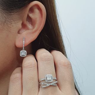 diamond ring earring Th502-8 14k 4.65g 0.822tcw
 COD METRO MANILA