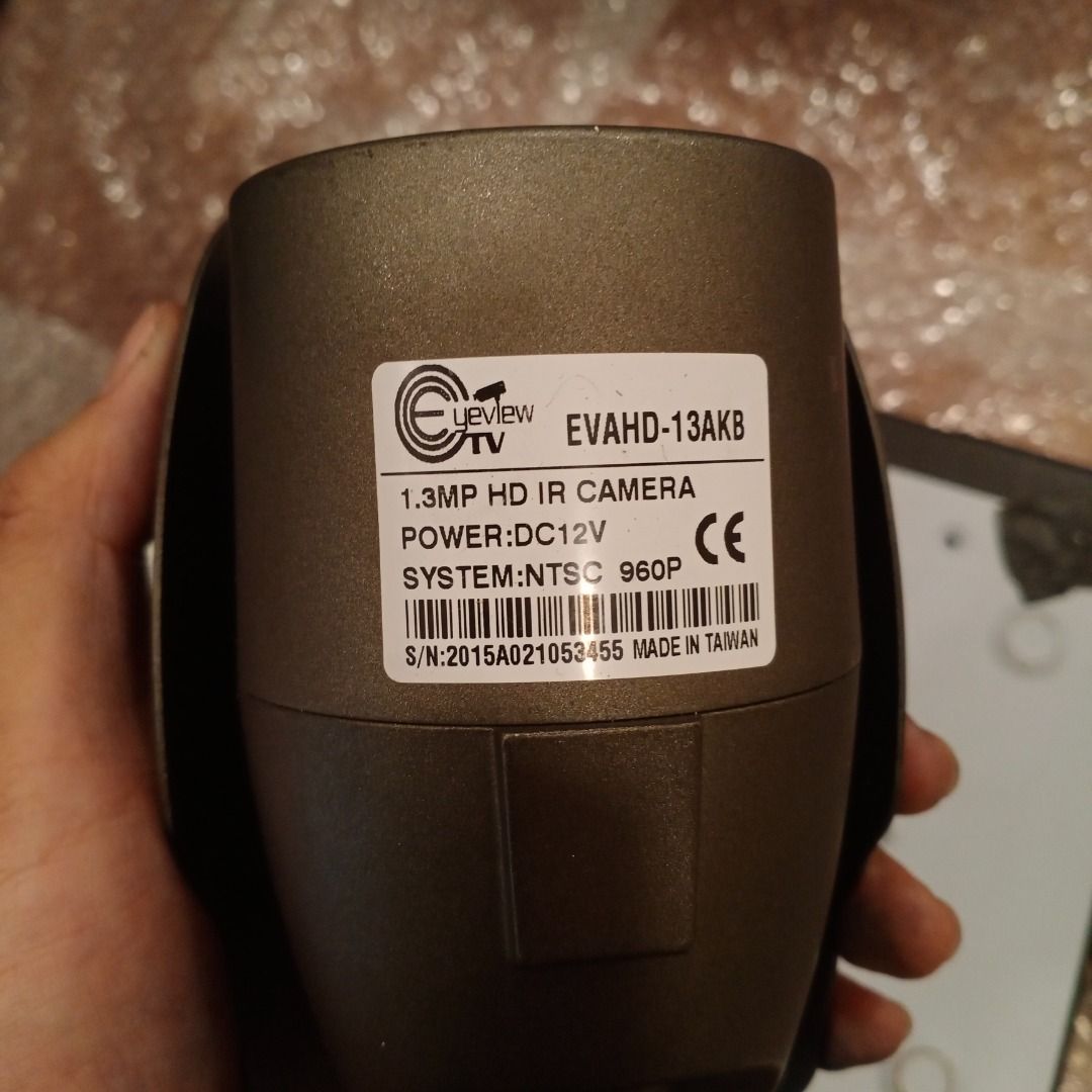 EyeView CCTV Cameras & Digital Video Recorder (Category: Security Systems & CCTV Cameras) located in Quezon City. Submitted by foxsquaredeals (Listing ID 1298472759, Image 3). Description: Used Original EyeView CCTV & DVR for Sale! Price: DVR – P1, 600 Bullet Camera – P800 All in Set: P6, 100 Quantity: 7 Bullet Cameras & 1 Digital Video Recorder Remarks: Noticeable flaws, scratches and dent. Not tested. Available for viewing and testing for inter