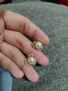 Flower Pearl Earrings Accessories