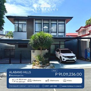 For Sale: 5BR 5 Bedroom House in Alabang Hills, Muntinlupa City