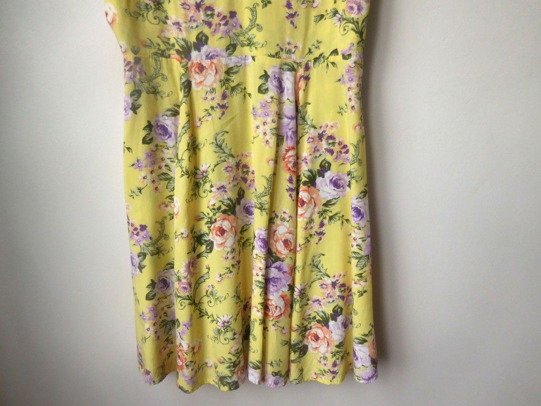 Yellow summer dress forever 21 sale