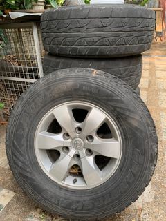 Fortuner Mags and Tires plus Spare