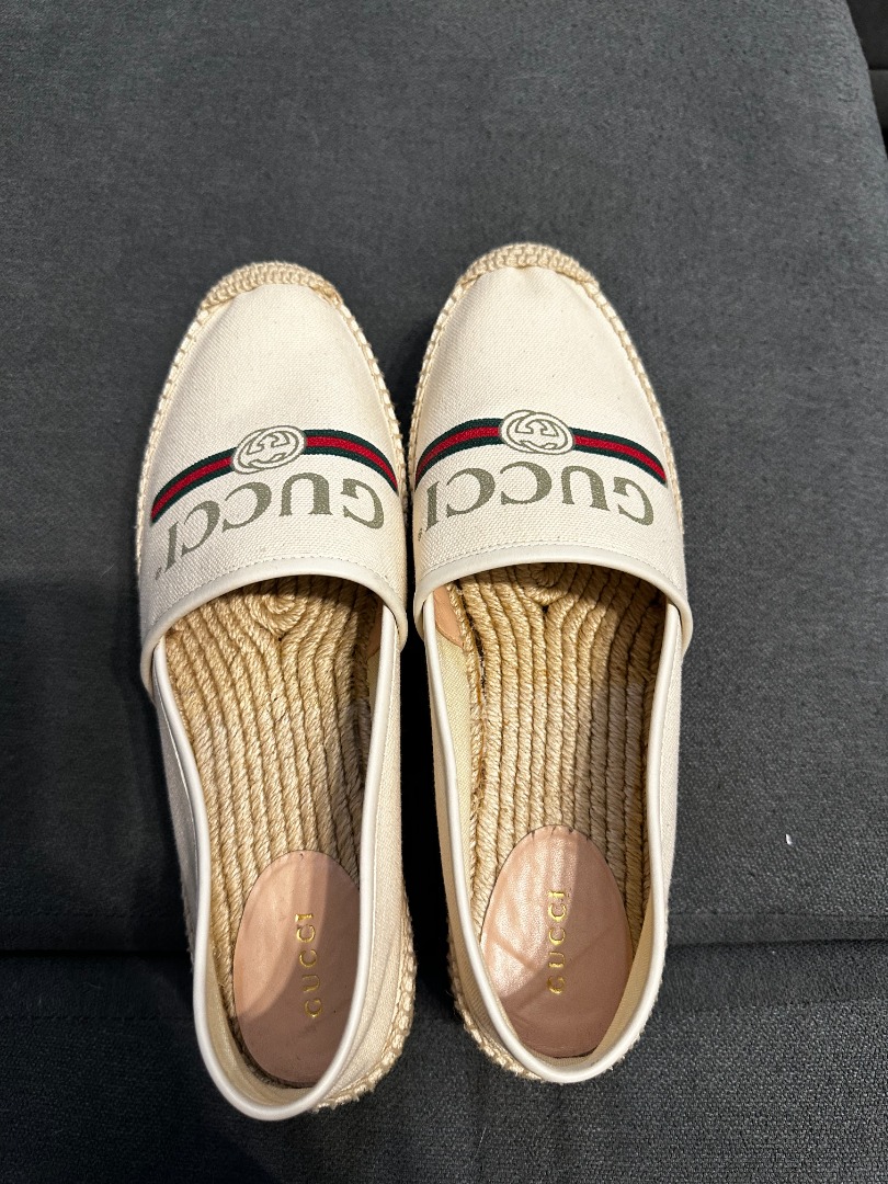 Gucci espadrilles beige hotsell