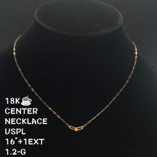 Hardware Tiffany Pendant Paper Clip Chain Necklace