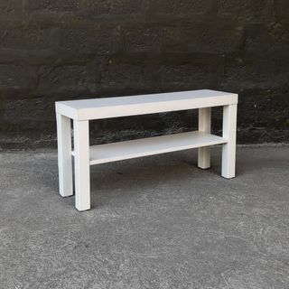 Ikea White Wooden Bench